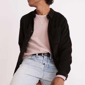 Madewell Men's Corduroy Perfect Shirt XS Deep Blue